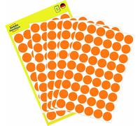 Avery Zweckform 3147 repères 5 Blatt, 270 Etiketten orange vif