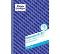 Avery Zweckform 317 Carnet de comptes Format A5 2 x 50 pages