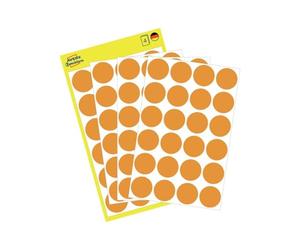 Avery-Zweckform 3173 Pastilles Ø 18 mm orange lumineux 96 pc(s) permanente papier