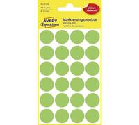 Avery-Zweckform 3174 Pastilles Ø 18 mm vert lumineux 96 pc(s) fixation permanente papier