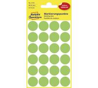 Avery-Zweckform 3174 Pastilles Ø 18 mm vert lumineux 96 pc(s) fixation permanente papier