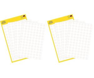 Avery-Zweckform 3175 Pastilles Ø 8 mm blanc 416 pc(s) permanente papier (Lot de 2)