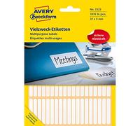 Avery Zweckform 3322 Lot de 1976 étiquettes multi-usages 37 x 5 mm