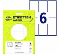 Avery Multi-Purpose Labels 3329 - Auto-adhésif - blanc - 39 x 76 mm 192 unités étiquettes