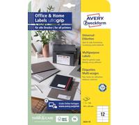 Avery Zweckform 3424-10 Etiquette universelles 105 x 48 mm papier blanc 120 pc(s) fixation permanente imprimante laser couleur, imprimante laser