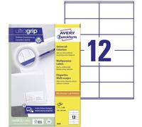 Avery Zweckform 3424 Etiquette universelles 105 x 48 mm papier blanc 1200 pc(s) fixation permanente imprimante à jet dencre, imprimante laser, imprimante laser