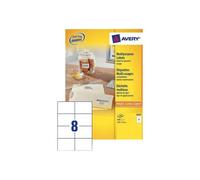 Avery Zweckform 3427 - Adhésif Permanent - Blanc - 105 X 74 Mm 800 Étiquette(S) (100 Feuille(S) X 8 Étiquettes