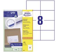 Avery-Zweckform 3427 Etiquette universelles 105 x 74 mm papier blanc 800 pc(s) fixation permanente imprimante à jet d'encre
