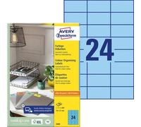 Avery-Zweckform 3449 Etiquette universelles 70 x 37 mm papier bleu 2400 pc(s)
