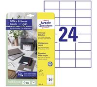 Avery-Zweckform 3474-10 Etiquette universelles 70 x 37 mm papier blanc 240