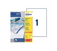 Avery Zweckform 3478 - Papier - adhésif permanent - blanc - A4 (210 x 297 mm) 100 étiquette(s) (100 feuille(s) x 1 étiquettes multi-emploi