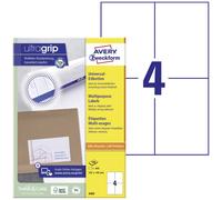 Avery-Zweckform 3483 Etiquette universelles 105 x 148 mm papier blanc 400 pc(s)