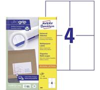 AVERY/Zweckform étiquettes, 105 x 148 mm, sans cadre