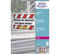 Avery-Zweckform 3487 Transparent imperméable A4 imprimante laser, imprimante laser couleur, photocopieuse, photocopieuse couleur