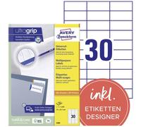 Avery-Zweckform 3489 Etiquette universelles 70 x 29.7 mm papier blanc 3000