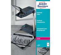 Avery 3552 film d'impression Laser A4 (210×297 mm) Polyester Transparent 100 feuilles