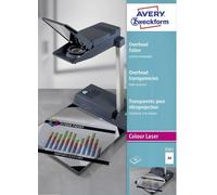 Avery Zweckform 3561 3561 Transparent pour rétroprojecteur A4 imprimante laser, imprimante laser couleur, photocopieuse, photocopieuse couleur transparent 50