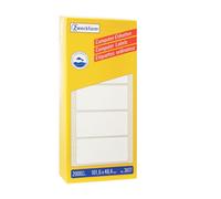 AVERY Zweckform 3617 Étiquettes informatiques (papier mat, 2,000 étiquettes, 101,6 x 48,4 mm) 1 paquet blanc