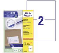 Avery-Zweckform 3655-200 Etiquette universelles 210 x 148 mm papier blanc 440 pc(s) fixation permanente imprimante à jet d'encre