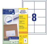 Avery-Zweckform 3660-200 Etiquette universelles 97 x 67.7 mm papier blanc 1760 pc(s) fixation permanente imprimante laser couleur