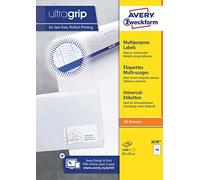 Avery Zweckform 3678 Étiquettes universelles 97 x 37 mm pour imprimante laser et jet d'encre (Blanc) (Import Allemagne)
