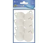 AVERY Zweckform - Attache-tableau adhésif, diamètre: 30 mm, blanc, contenu: 10 pièces -3732 Blanc G