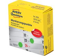 AVERY Zweckform 3855 self-Adhesive Marker dots (Diameter 19 mm, 250 Adhesive dot