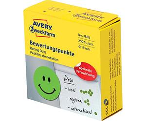 Avery Zweckform 3858 Points de classement (Ø 19 mm, 1/250 (Vert)