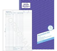 Avery Zweckform 426 Livre de caisse DIN A4 selon rail fiscal 300 100 feuilles Blanc