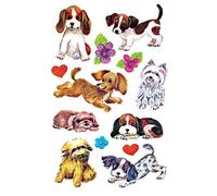 AVERY Zweckform 4340 Lot de 26 autocollants pour enfants (chiens, papeterie), 3 feuilles