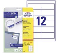 Avery-Zweckform 4781 Etiquette universelles 97 x 42.3 mm papier blanc 360 pc(s)