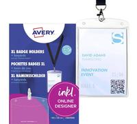 Avery Zweckform 4834 Porte-badge (l x H) 105 mm x 148 mm 10 pc(s)