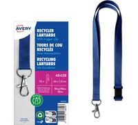 Avery Zweckform 4842B, Lanyard, 15 x 440 mm, 10 pièces