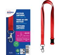 Avery Zweckform 4842R, Lanyard, 15 x 440 mm, 10 pièces