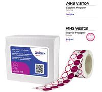 Avery-Zweckform 4852E-THR Porte-badge (l x H) 22 mm x 22 mm 1000 pc(s)