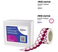 Avery Zweckform 4852E-THR Porte-badge (l x H) 22 mm x 22 mm 1000 pc(s)
