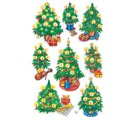 AVERY ZWECKFORM 52310 Avery Zweckform® Z-Design 52310, Autocollants de Noël, arbres de Noël, 2 feuilles/16