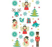 Avery Zweckform 52771 Lot de 36 autocollants de Noël Matériau : papier Schneemann & Co.