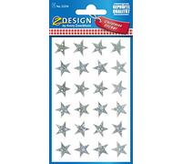 Avery Zweckform 52771 Lot de 36 autocollants de Noël Matériau spécifique Silber-Sterne