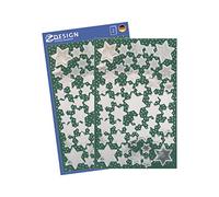 Avery Zweckform 52771 Lot de 36 autocollants de Noël Matériau spécifique Sterne silber 96 Stück