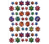 Avery Zweckform -54103 - Autocollants décoratifs Étoiles 48 Aufkleber coloré