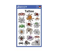Avery Zweckform 56693 enfants tatouages araignées (Film de transfert temporaire, testé dermatologiquement) 17 Autocollants