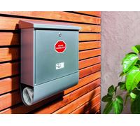 Avery Zweckform 59505, Autocollants pour boîtes aux lettres, 85 x 160 mm, 6 autocollants / 1 feuille, rouge, blanc, noir