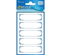 Avery Zweckform 59546 étiquettes de confiture, amovibles, 12 autocollants. Étiquettes pour bocaux Zierrahmen