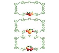 Avery Zweckform 59671 Confitures Étiquettes, cadre décoratif, repositionnable, 9 autocollants