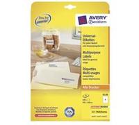 Avery Étiquettes 6120 A4 105 x 148 mm 100+20 universelles Extra 30 feuilles Blanc