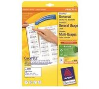 Avery Étiquettes 6170 – adhésif permanent blanc 64×36 mm – 525 étiquettes (25 feuilles)