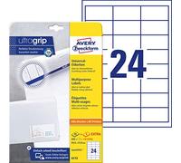 Avery Zweckform 6172 Lot de 600 étiquettes universelles Blanc 64,6 x 33,8 mm