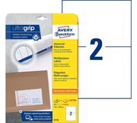 Avery Zweckform® 6176 6176 Étiquettes universelles ultragrip - 210 x 148 mm, blanc, 60 étiquettes, permanentes