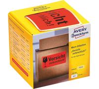 Avery Zweckform® 7211 7211 Étiquettes d'avertissement "Attention fragile - 200 pièces en distributeur